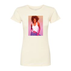 Облегающая футболка для юниоров Whitney Houston Licensed Character, бежевый