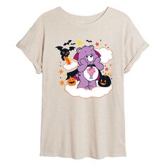 Детская футболка Care Bears с цветочным рисунком на Хэллоуин Licensed Character, бежевый