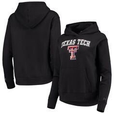 Женский флисовый пуловер с капюшоном Under Armour Black Texas Tech Red Raiders All Day Team Under Armour