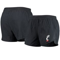 Черные женские шорты Under Armour Cincinnati Bearcats Fly By Run 2.0 Performance Under Armour