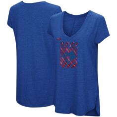 Женская футболка с треугольным вырезом и треугольным вырезом Under Armour Royal Toronto Blue Jays Pride Streak Under Armour