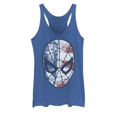 Майка с винтажным графическим рисунком и изображением американского флага Marvel Spider-Man для юниоров Marvel