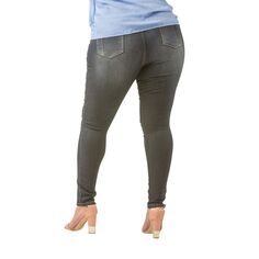 Базовые темные джинсы скинни Maya больших размеров ручной работы со средней посадкой, внутренний шов 31 дюйм Poetic Justice