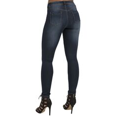 Классические женские джинсы скинни из эластичного денима с объемным кроем Poetic Justice, внутренний шов 32 дюйма Poetic Justice