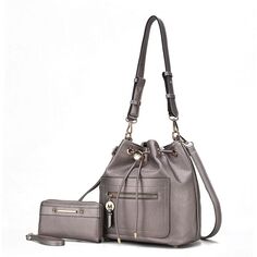 Женская сумка-мешок Larissa из веганской кожи MKF Collection с кошельком от Mia K MKF Collection