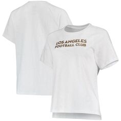 Женская белая футболка Concepts Sport LAFC Resurgence Unbranded
