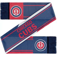 Шарф с надписью FOCO Chicago Cubs Color Wave Unbranded