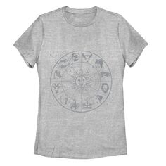 Детская футболка с астрологическим рисунком Солнца и Луны Unbranded