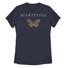 Футболка с рисунком бабочки Mariposa Remix для юниоров Unbranded