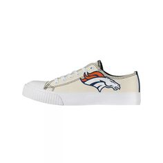 Женские низкие парусиновые туфли FOCO кремового цвета Denver Broncos Unbranded