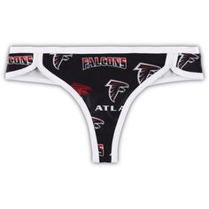 Женские спортивные стринги Concepts, черно-белые, Atlanta Falcons Breakthrough, трикотажные стринги Unbranded