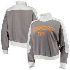 Женский серый свитшот Gameday Couture Tennessee Volunteers Make it a Mock Sporty Pullover Unbranded