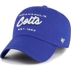 Женская регулируемая шляпа Royal Indianapolis Colts Sidney 47 &apos;47 Unbranded