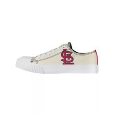 Женские низкие туфли из парусины кремового цвета FOCO St. Louis Cardinals Unbranded