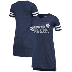 Женская ночная рубашка Concepts Sport Navy Toronto Maple Leafs Satellite Unbranded