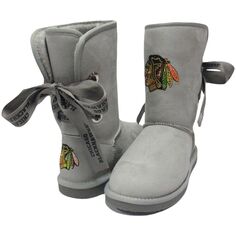 Женские бутсы Cuce Chicago Blackhawks Champion Ribbon Boots Unbranded