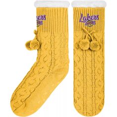 Женские носки-тапочки FOCO Los Angeles Lakers вязанной вязки Footy Unbranded