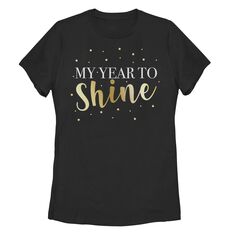 Новогодняя футболка с рисунком «My Year To Shine» для юниоров Unbranded