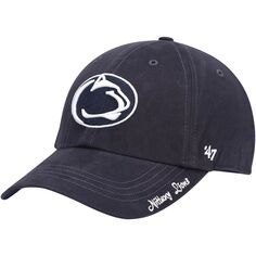 Женская темно-синяя регулируемая шляпа Penn State Nittany Lions Miata Clean Up &apos;47 Unbranded