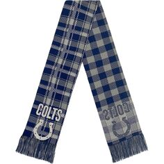 FOCO Indianapolis Colts клетчатый шарф с цветными блоками Unbranded