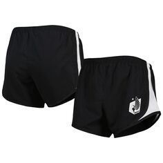 Черные женские базовые спортивные сетчатые шорты Minnesota United FC Unbranded