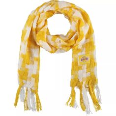 Женский клетчатый шарф-одеяло в клетку FOCO Los Angeles Lakers Unbranded