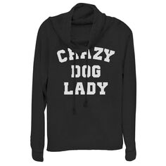 Пуловер с воротником-хомутом для юниоров &quot;Crazy Dog Lady&quot; Unbranded