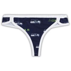 Женские трикотажные стринги Concepts Sport College Темно-белый Seattle Seahawks Breakthrough Unbranded