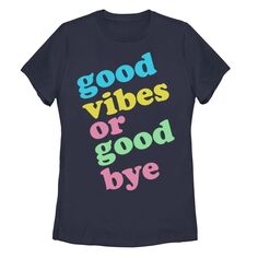 Футболка с рисунком «Good Vibes or Good Bye» для юниоров Unbranded