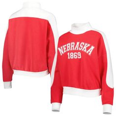 Женский свитшот Gameday Couture Crimson Nebraska Huskers Make it a Mock Sporty Pullover Unbranded