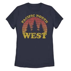 Футболка с логотипом и графическим логотипом Fifth Sun Pacific North West для юниоров Unbranded