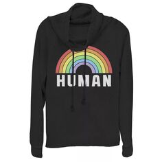 Толстовка с капюшоном Junior&apos;s Human Colorful Pastel Rainbow Unbranded