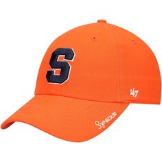 Женская регулируемая шляпа &apos;47 Orange Syracuse Orange Miata Clean Up 47 Brand