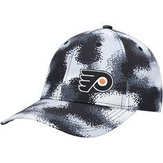 Женская серая регулируемая кепка с камуфляжным принтом adidas Philadelphia Flyers adidas