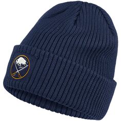 Женская вязаная шапка с манжетами и манжетами с логотипом adidas Royal Buffalo Sabres Primary adidas