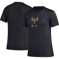 Женская черная футболка adidas LAFC AEROREADY Club Icon adidas