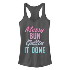 Подтягивания для юниоров Gettin It Done Майка Racerback Unbranded