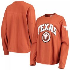 Женская футболка Pressbox Texas Orange с длинным рукавом Texas Longhorns Edith Unbranded