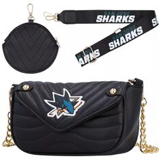 Женская сумка Cuce San Jose Sharks из веганской кожи с ремешком Unbranded