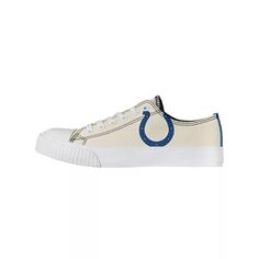 Женские низкие туфли из парусины кремового цвета FOCO Indianapolis Colts Unbranded