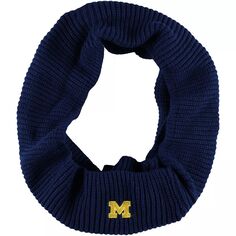 Женский вязаный шарф с капюшоном ZooZatz Michigan Wolverines Infinity Unbranded
