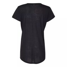 Альтернативная женская футболка из облегающего джерси с v-образным вырезом Alternative, черный