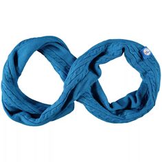 Синий женский шарф бесконечной вязки Philadelphia 76ers косой вязки Unbranded