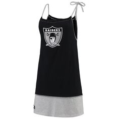 Женские футболки черного цвета в винтажном стиле Oakland Raiders без рукавов Unbranded