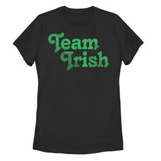 Неоново-зеленая футболка с надписью «Ирландская сборная юниоров» Unbranded