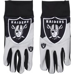 Укороченные перчатки с текстовым логотипом FOCO Las Vegas Raiders Unbranded