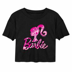 Укороченная футболка с рисунком Barbie Tie Dye для юниоров Barbie