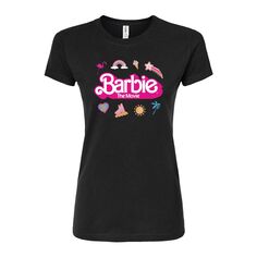 Облегающая футболка Barbie The Movie Icons для юниоров Barbie, черный