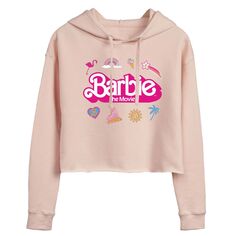 Укороченное худи для юниоров Barbie The Movie Icons Barbie, розовый