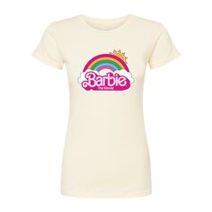 Облегающая футболка с логотипом Barbie The Movie для юниоров Barbie